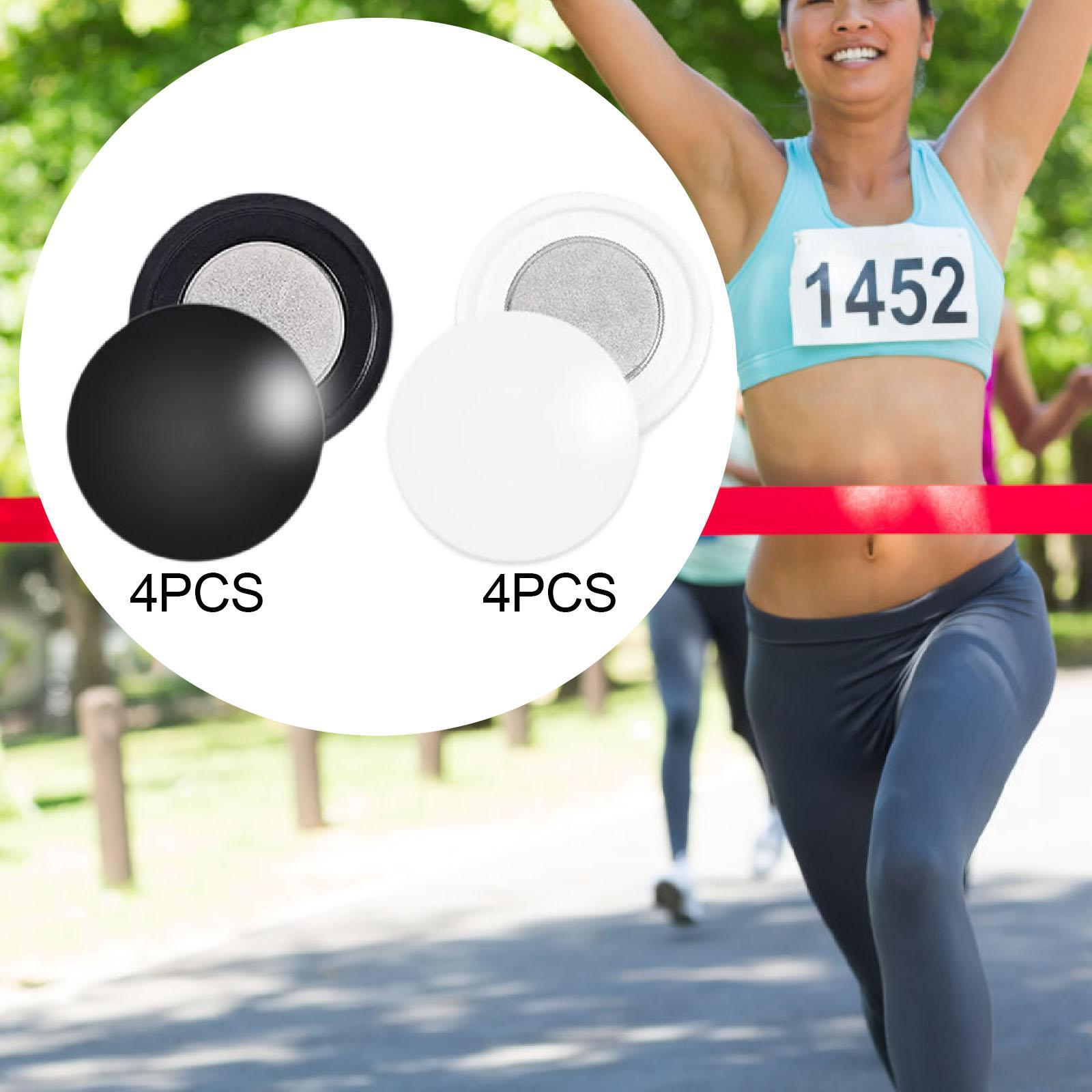 Running Gear Track - 4-paar magnetische race-clips hardloopuitrusting voor hardlopers