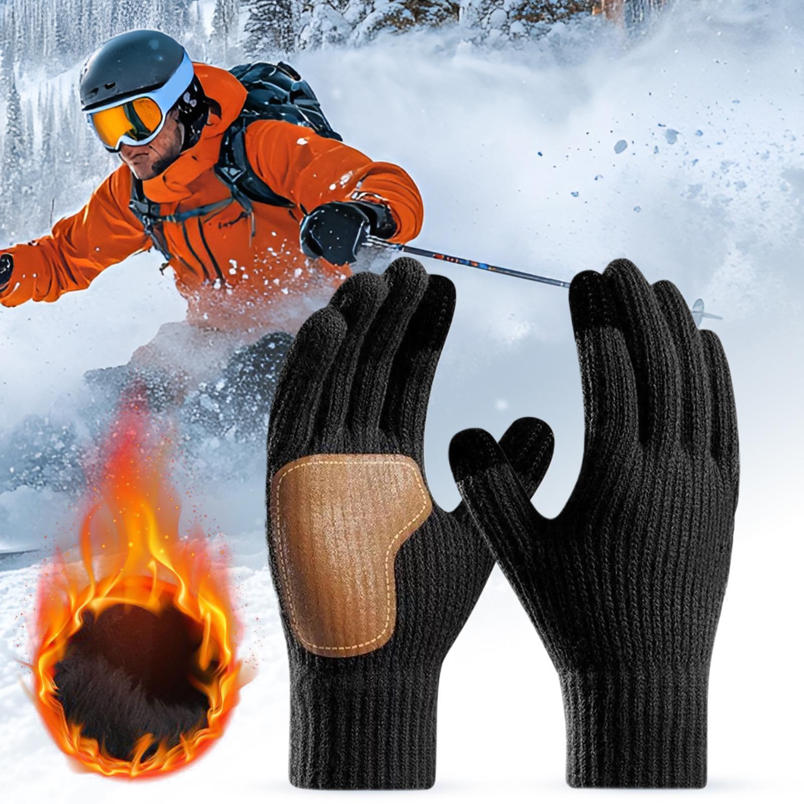 Running Gear Cold Weather - USB-verwarmde handschoenen met touchscreen, thermische winterverwarmingshandschoenen