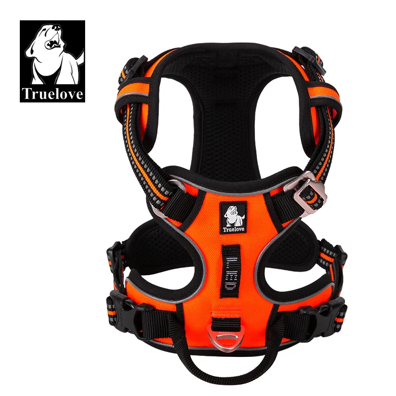 Running Gear Dog - Truelove huisdier reflecterend nylon hondenharnas geen