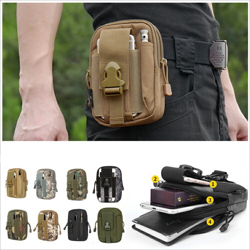 Running Zwift - Kleine Molle Pouch Heuptas Telefoonhouder Outdoor