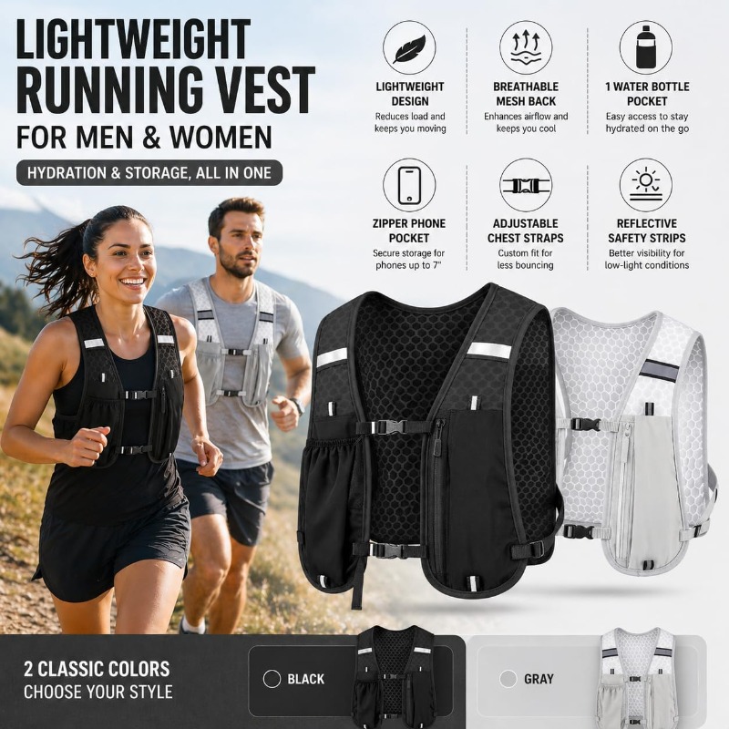 Reflecterende lichtgewicht ves - Running Gear Autumn recensie en prijs
