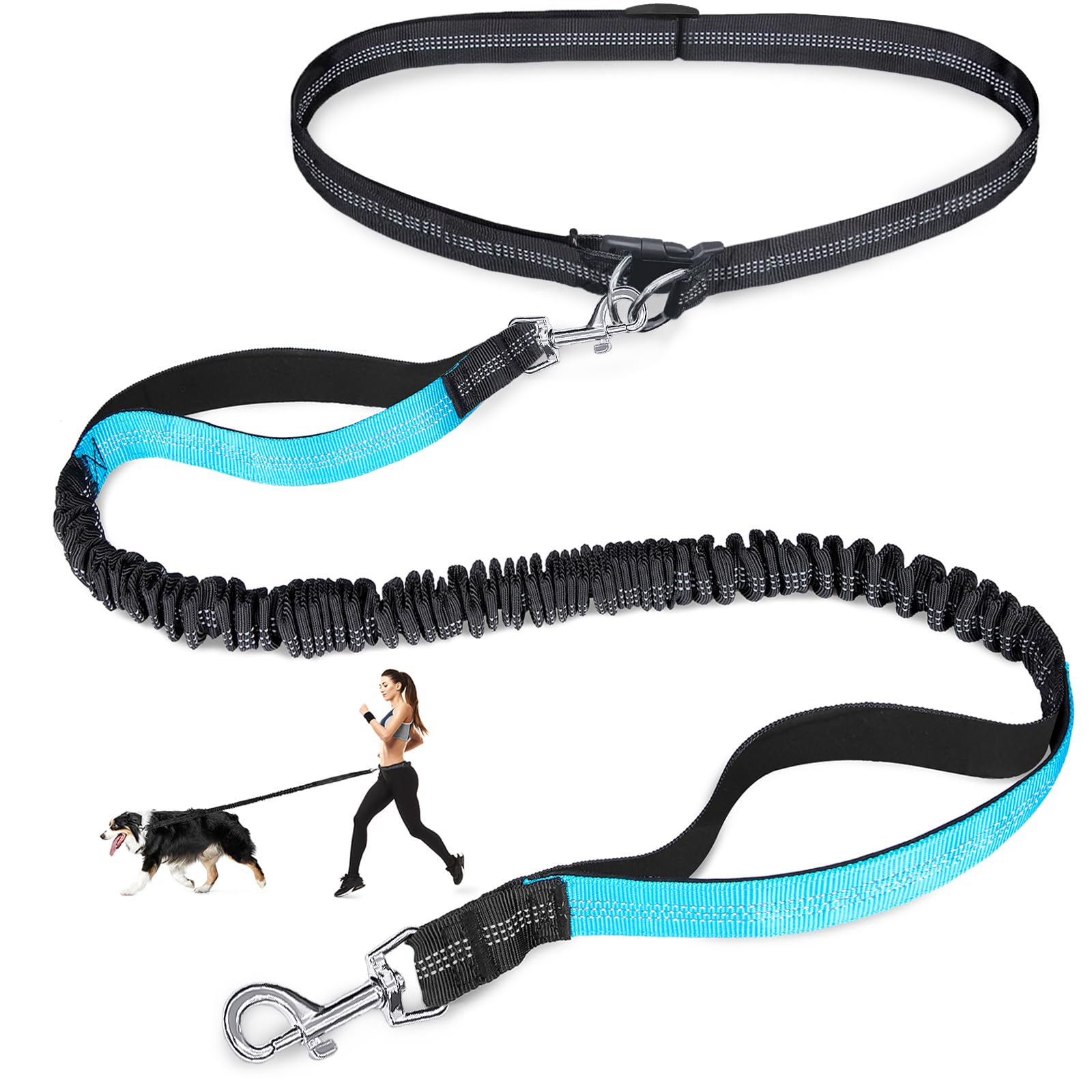 Dubbele elastische reflecteren - Running Gear Dog recensie en prijs