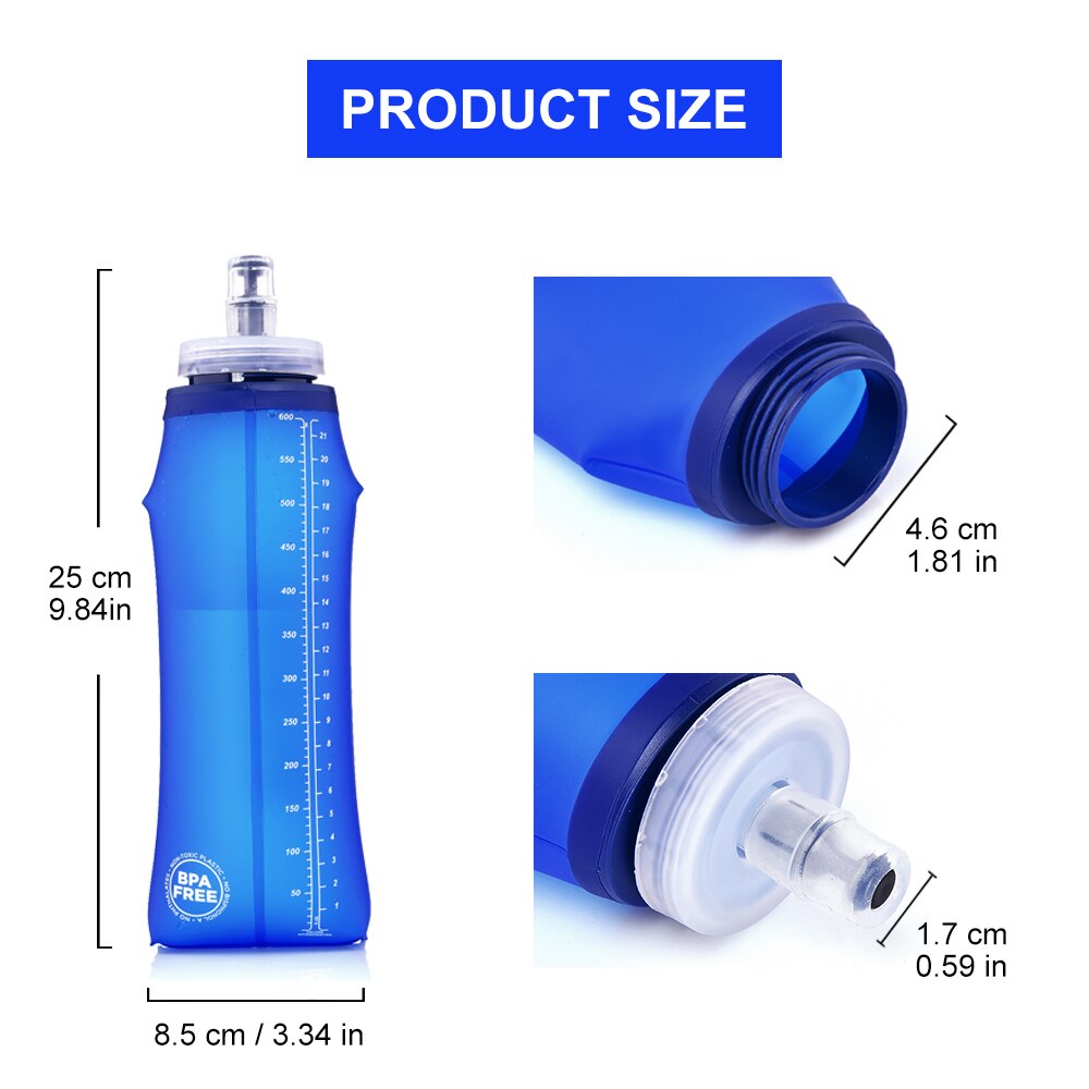 Widesea Camping 600ml Soft Wat - Running Zwift recensie en prijs