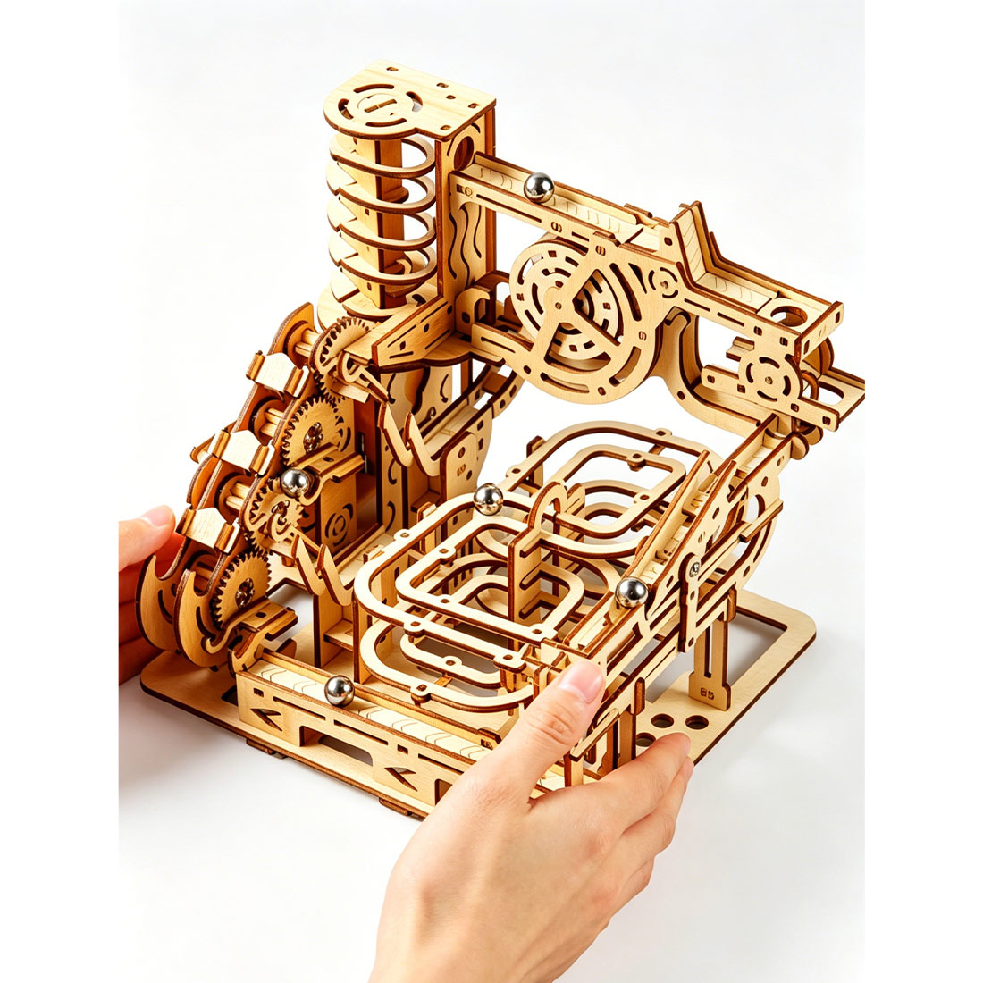 3D Houten puzzel Mechanische M - Running Gear Track recensie en prijs