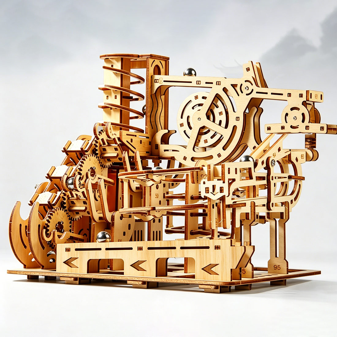 3D Houten puzzel Mechanische M - Running Gear Track recensie en prijs